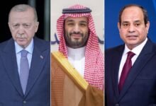 السيسي ومحمد بن سلمان وأردوغان