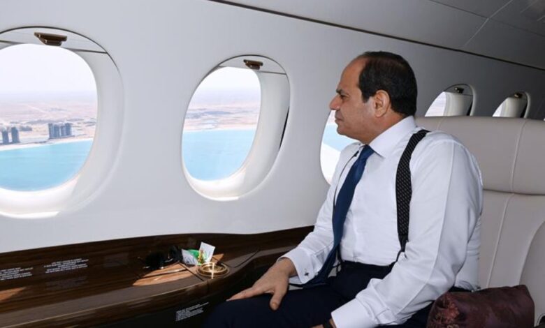 طائرة السيسي الرئاسية الجديدة